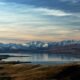 landscape photography of lake and mountain